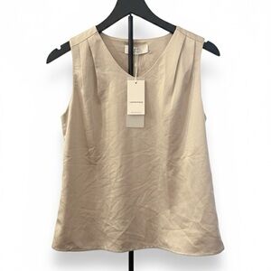 Commense Satin Blouse nwt size small classic office wear casual wear flirty